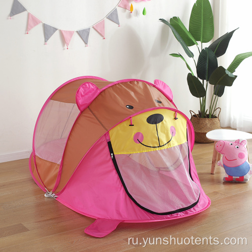 Складные красочные дети используют игрушечную развлекательную палатку